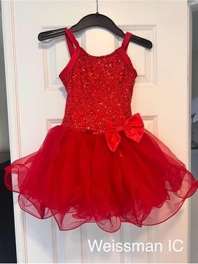 Red Weissman IC dance costume
